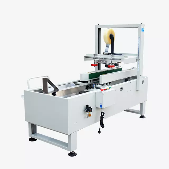 Máy dán thùng carton bán tự động Hualian DZF-5050A